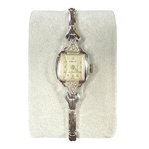 Orvin ladies’ mechanical wristwatch Swiss Manual Wind Runs Art Deco 1950’s